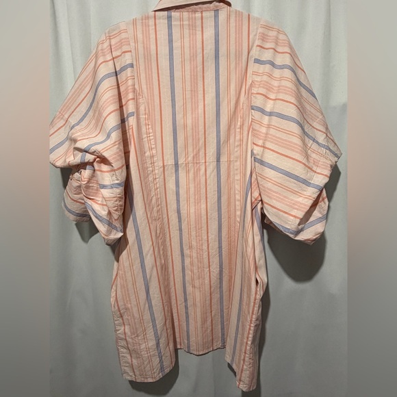 Saule Parc Preppy Women's Grace Striped Button Down Dress Size S NWOT - Picture 4 of 8